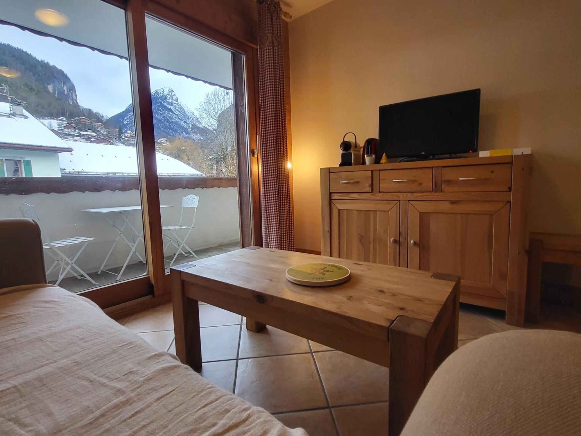 Ecrins A4, 1 Bedroom Apartment With Bunk Room, Central Samoëns Buitenkant foto